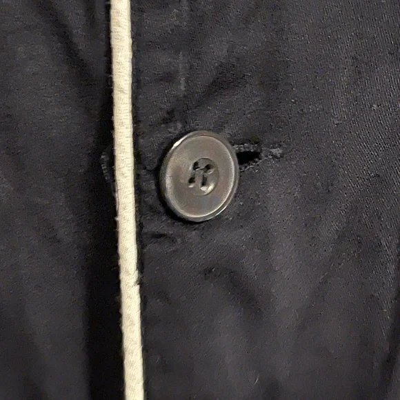 Zara Dark Navy Shirt with White Label Detail - Picture 4 of 5